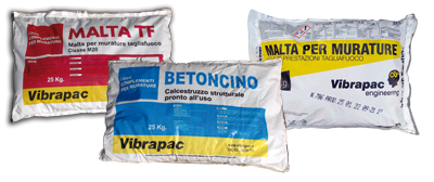 Disponibili malte pronte